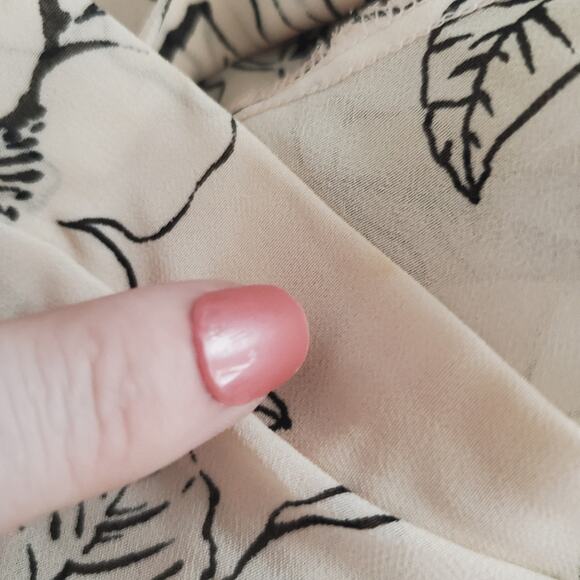 Forever 21 | Floral Short Sleeve Preppy Skater Drees Fit n Flare Lightweight - Picture 10 of 10